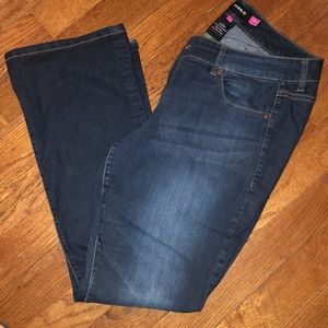 Torrid Mid-Rise Luxe Slim Cut Boot Jeans